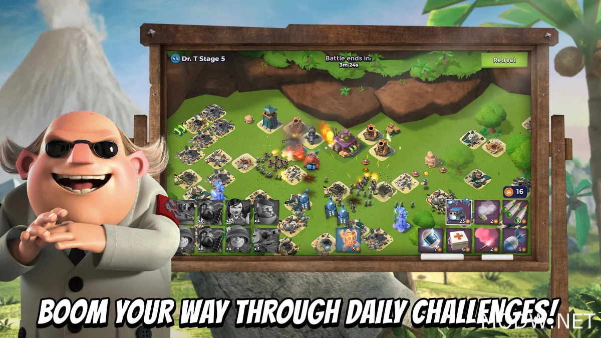 Download Boom Beach (MOD - Full Game) 51.119 APK FREE