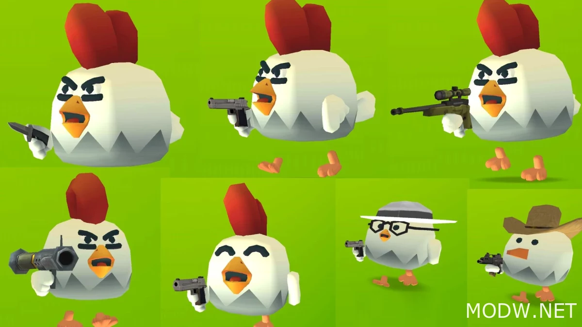 Chicken Gun Mod apk [Unlimited money] download - Chicken Gun MOD apk 3.7.01  free for Android.