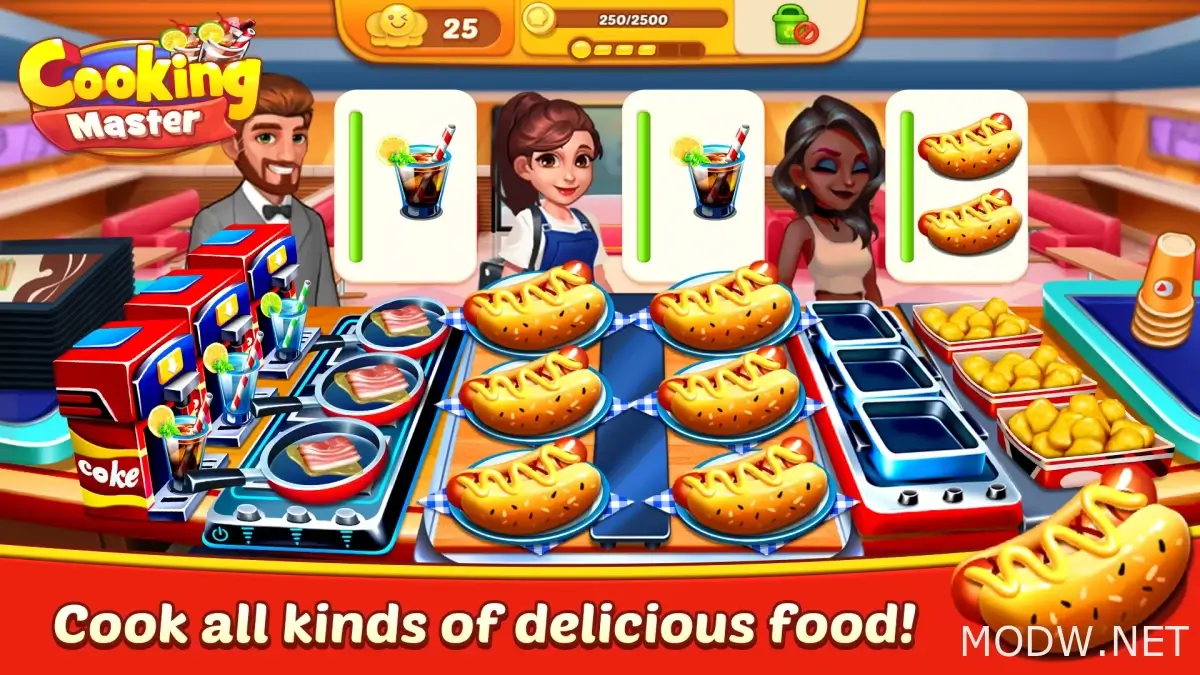 Download Cooking Master: Restaurant Game (MOD - Unlimited Money) 1.2.41 APK  FREE