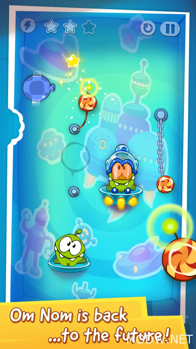 Download Cut the Rope: Time Travel (MOD - Hints/Super Powers) 1.8.0 APK FREE