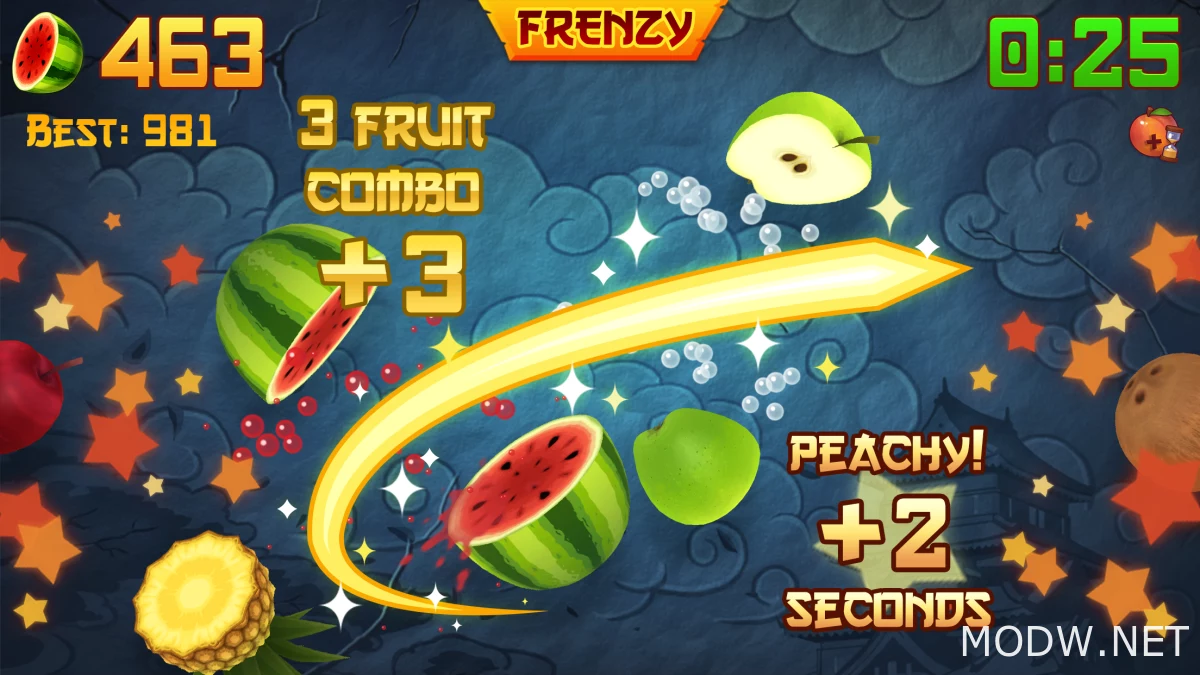 Download Fruit Ninja (MOD, Unlimited Money) 3.48.0 APK for android