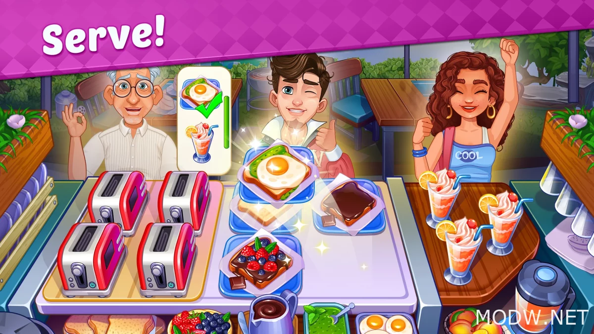 Download My Cafe Shop : Cooking Games (MOD - Unlimited Money) 3.5.7 APK FREE