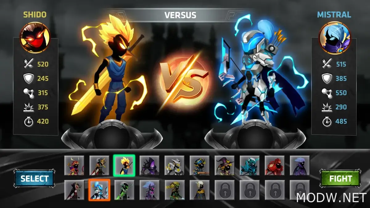 Download Stickman Legends: Shadow Fight (MOD - Unlimited Money) 4.1.9 APK  FREE