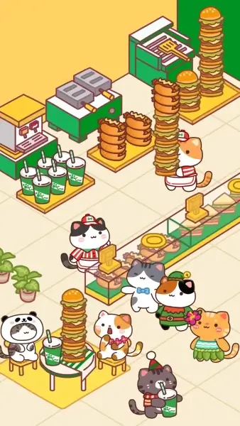 Cat Cooking Bar - Food games MOD