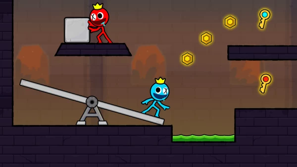 Red and Blue Stickman 2 MOD