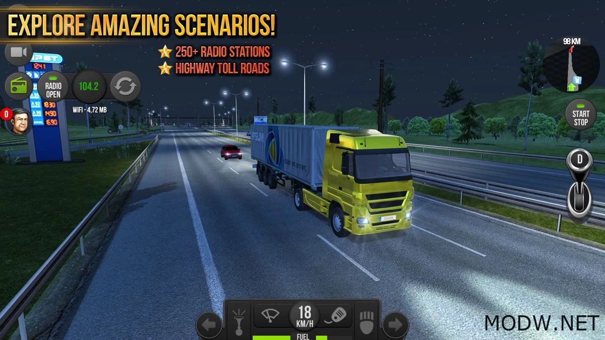 Download Truck Simulator: Europe (MOD - Unlimited Money) 1.3.5 APK FREE